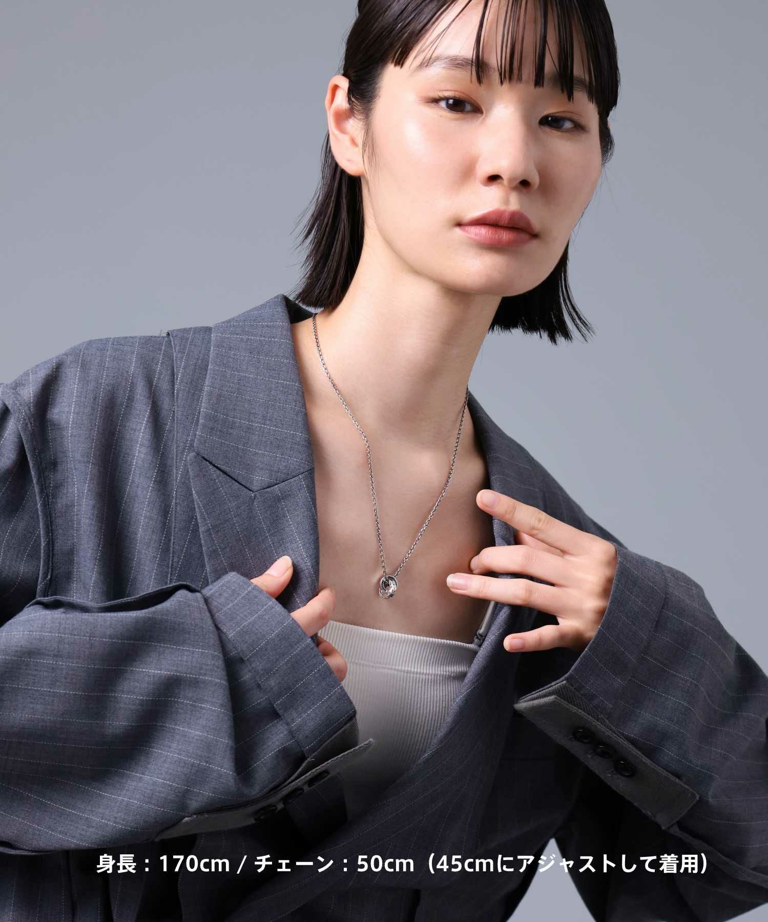 for Gift”槌目ダブルリングネックレス/シルバー925 | LION HEART STORE