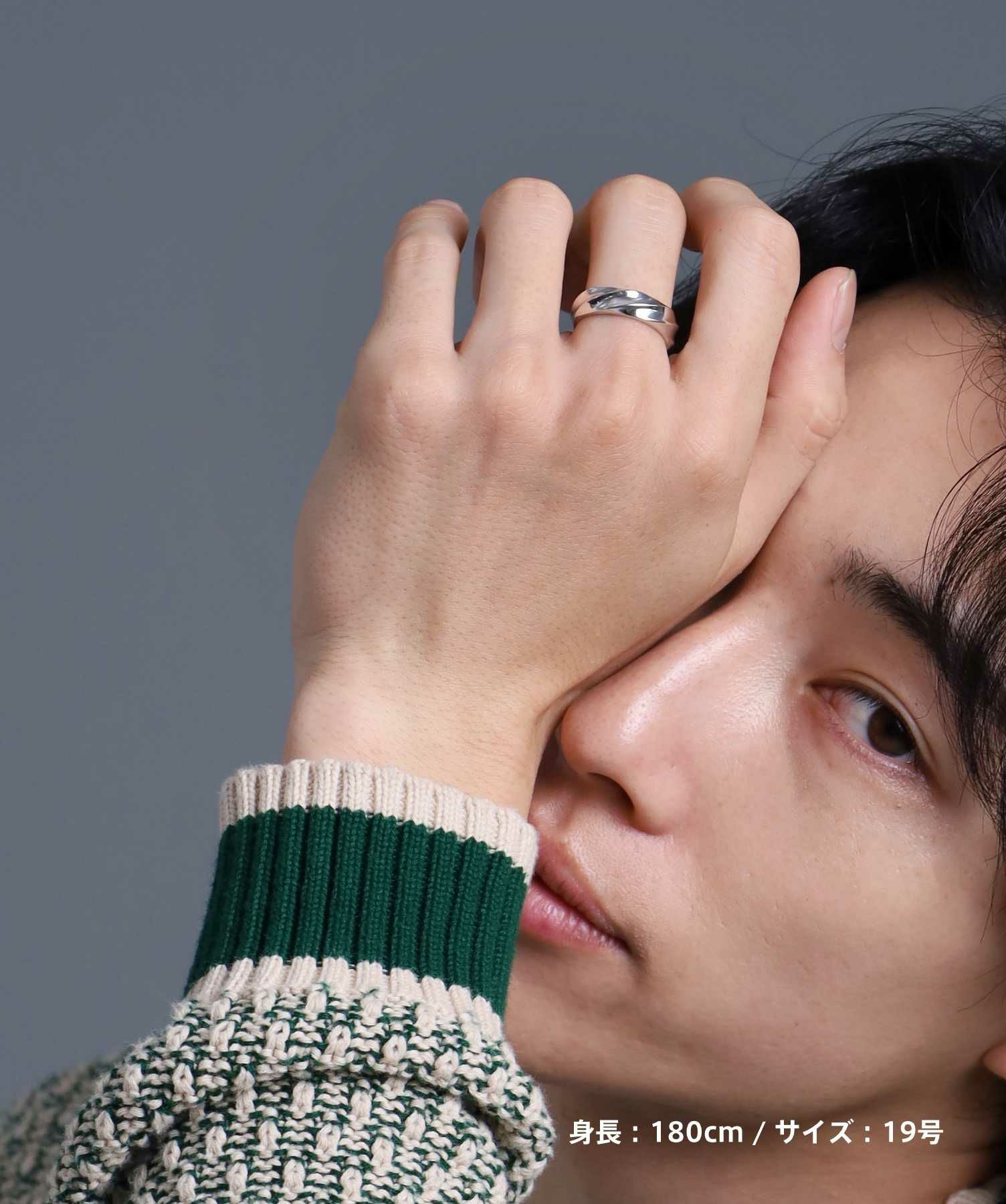 for Gift”ツイストテクスチャーリング（6mm幅）/シルバー925 | LION