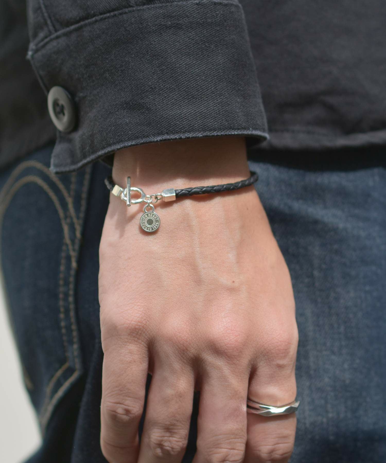 for Gift”レザーブレスレット（リファインド）/シルバー925 | LION