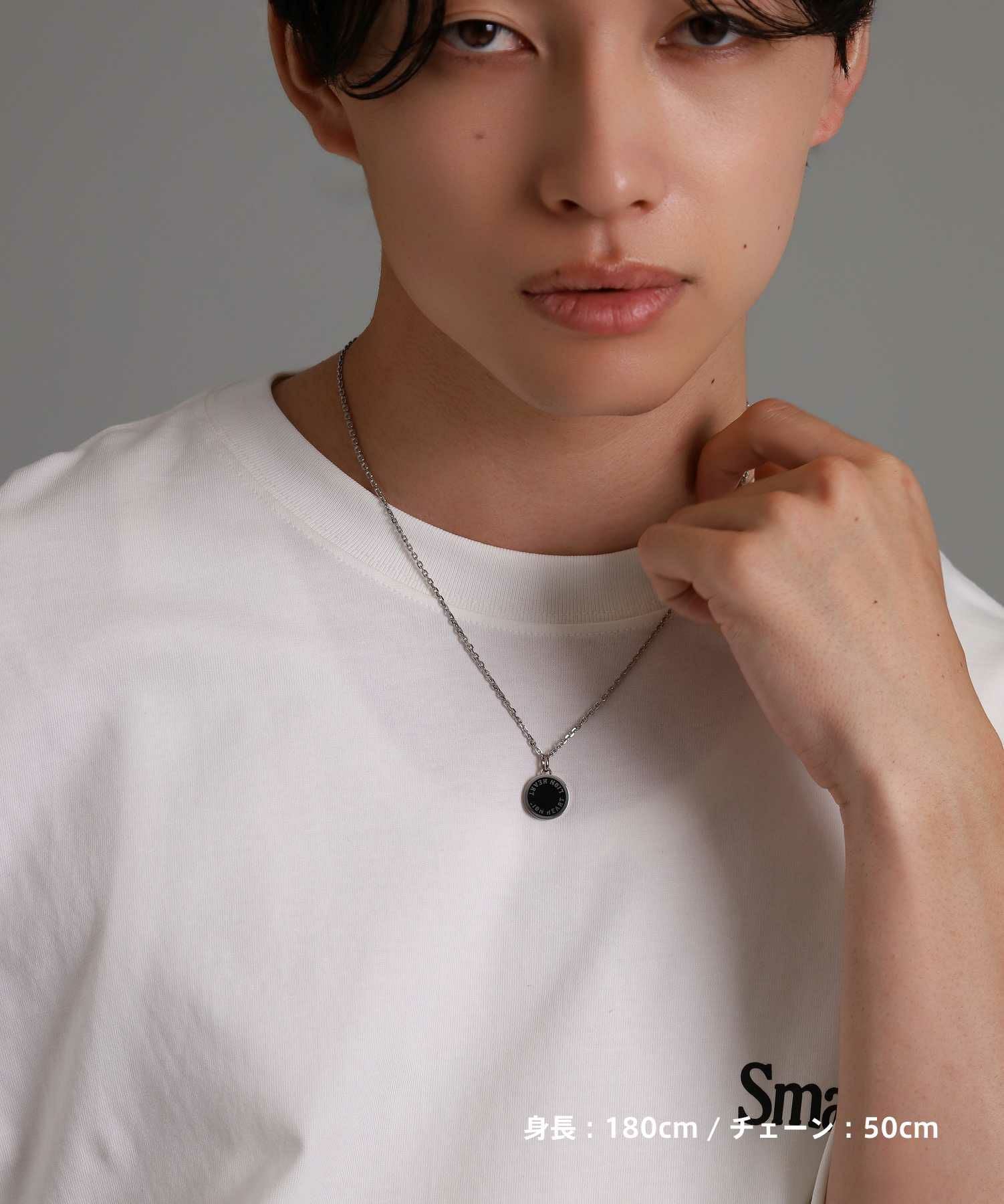 限定展開】“LH-1”サークルコインネックレス/サージカルステンレス