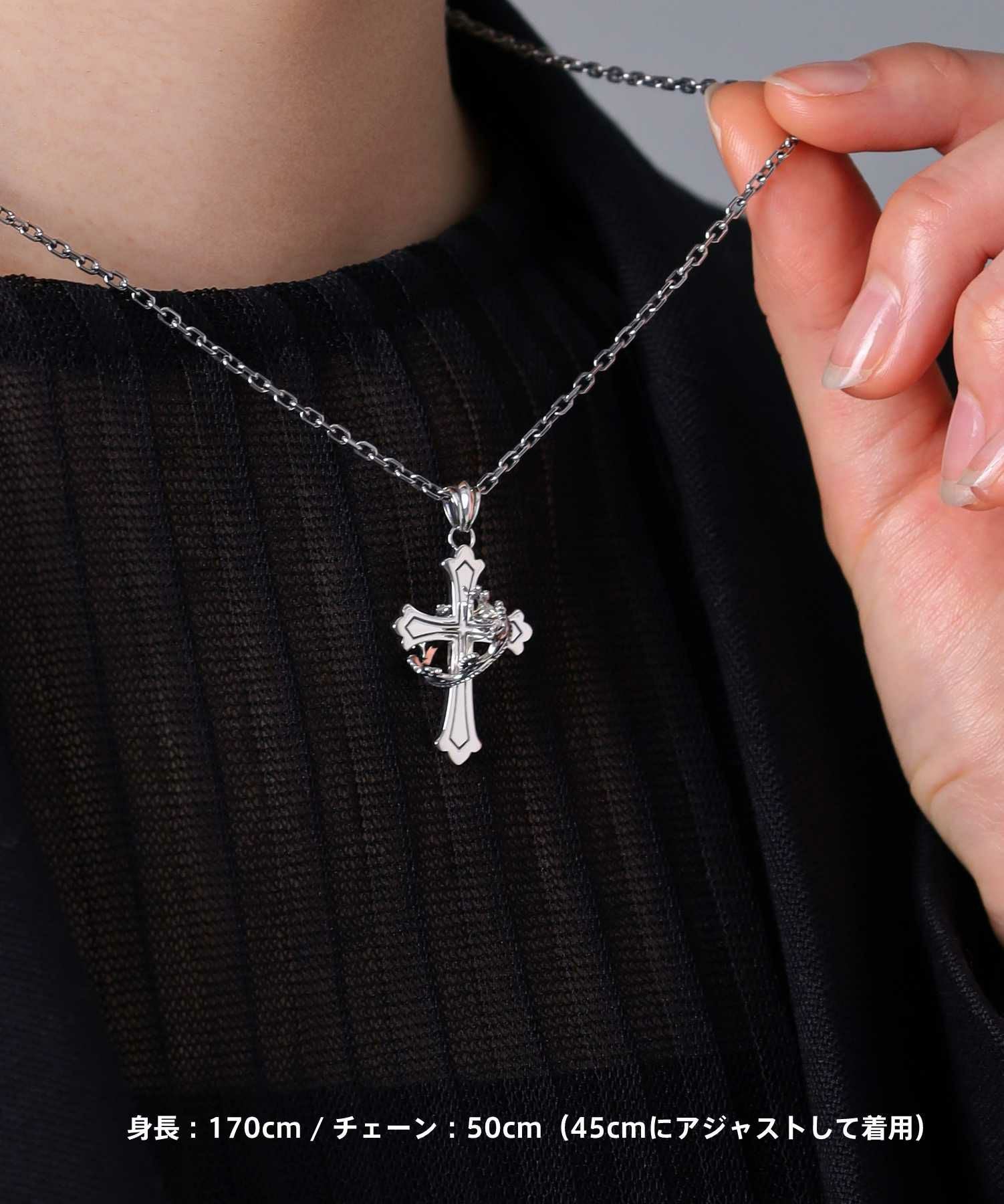 HOWL”ハウリングクロスネックレス（S SIZE）/シルバー925 | LION HEART