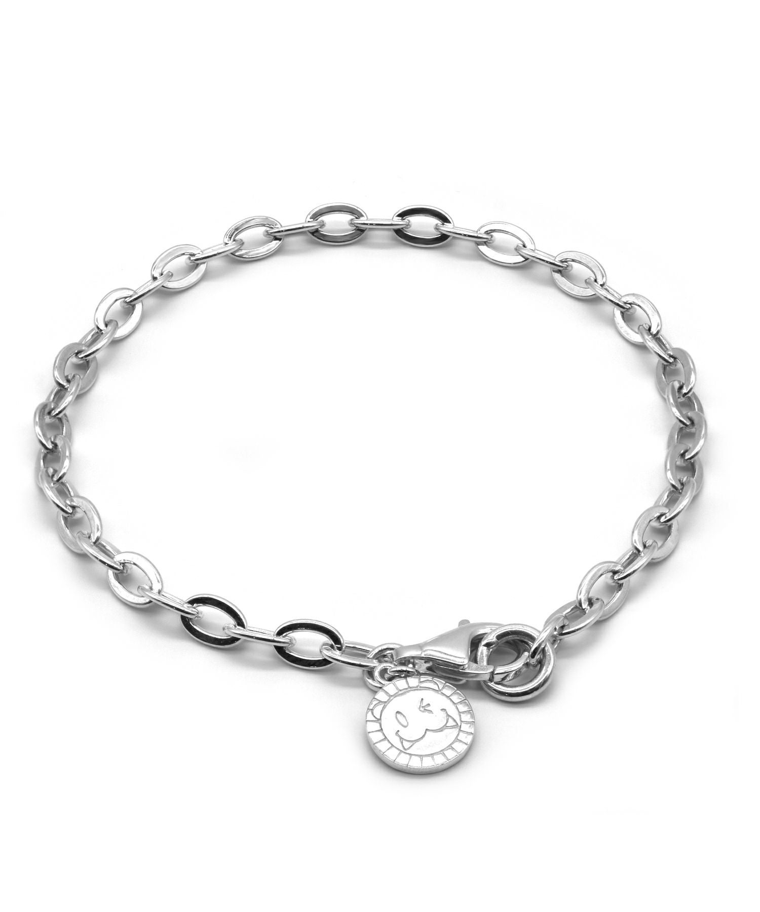 LEO”ファインチェーンブレスレット（クリップ/LEO）/シルバー925