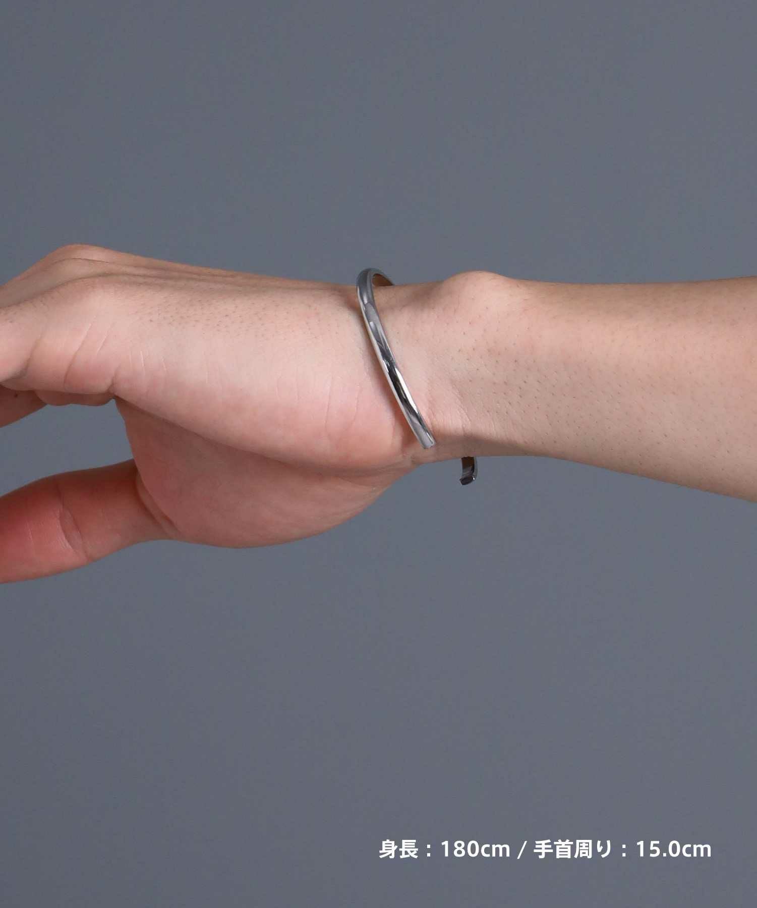 限定展開】“LH-1”ラウンドバングル/サージカルステンレス（金属