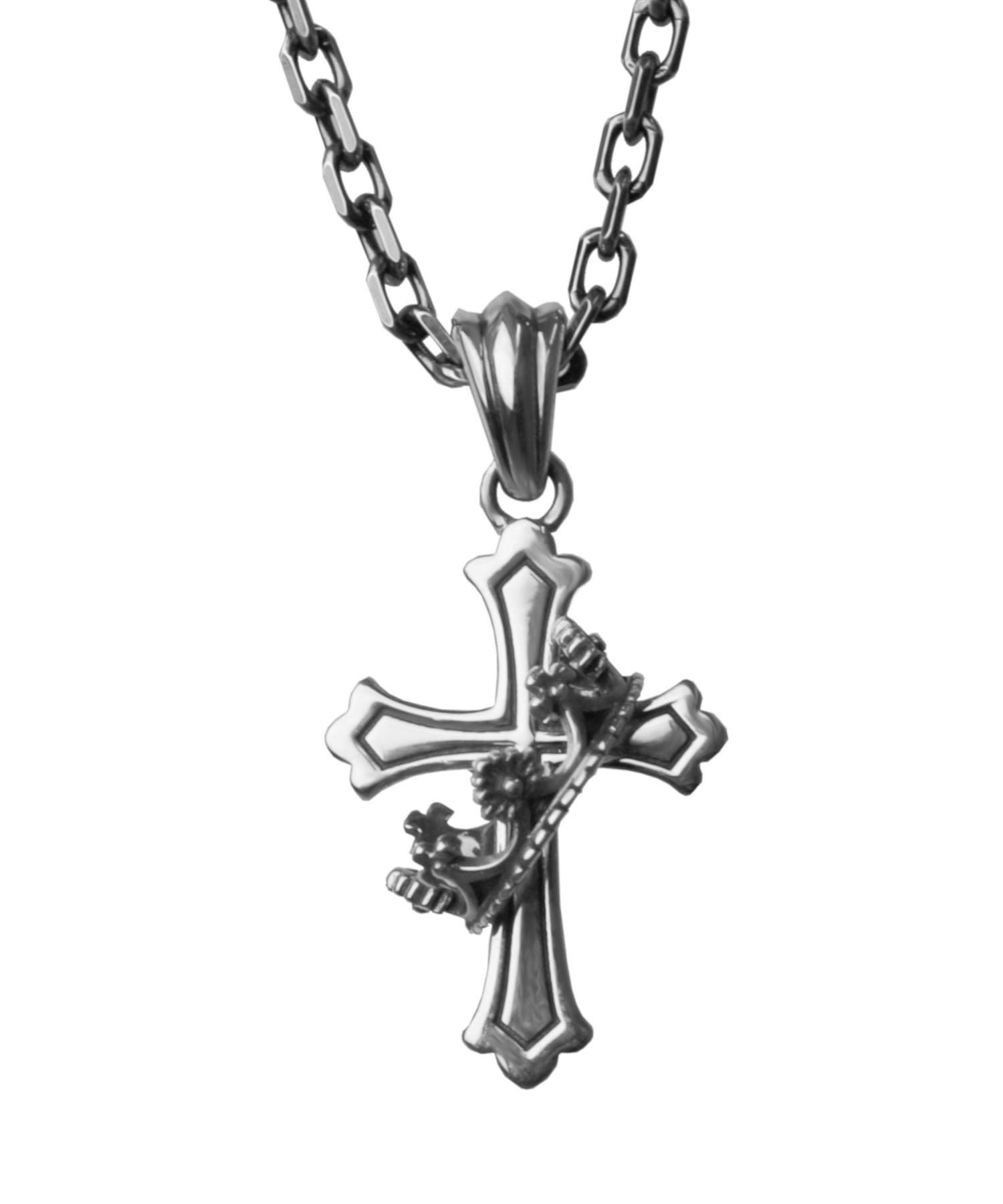 HOWL”ハウリングクロスネックレス/SS SIZE/シルバー925 | LION HEART