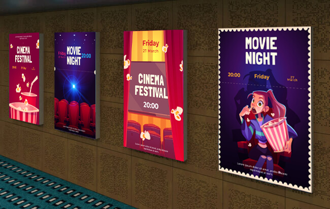 電飾看板用フィルム（バックライトフィルム）の印刷【Lion Printers】