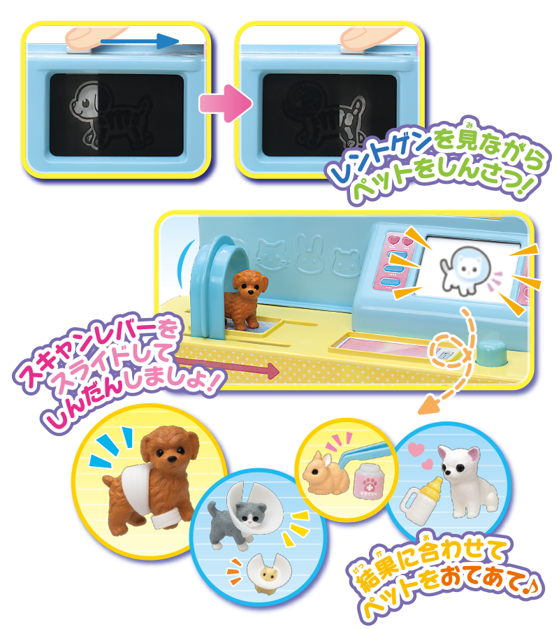 わんにゃんレントゲン！ リカちゃん動物病院｜ハウス＆ショップ