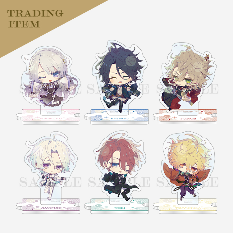 泡沫のユークロニア トレーディングアクリルスタンド ちびキャラハーフ