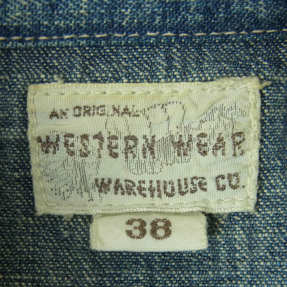 WAREHOUSE ウエアハウス WESTERN WEAR デニム ウエスタンシャツ