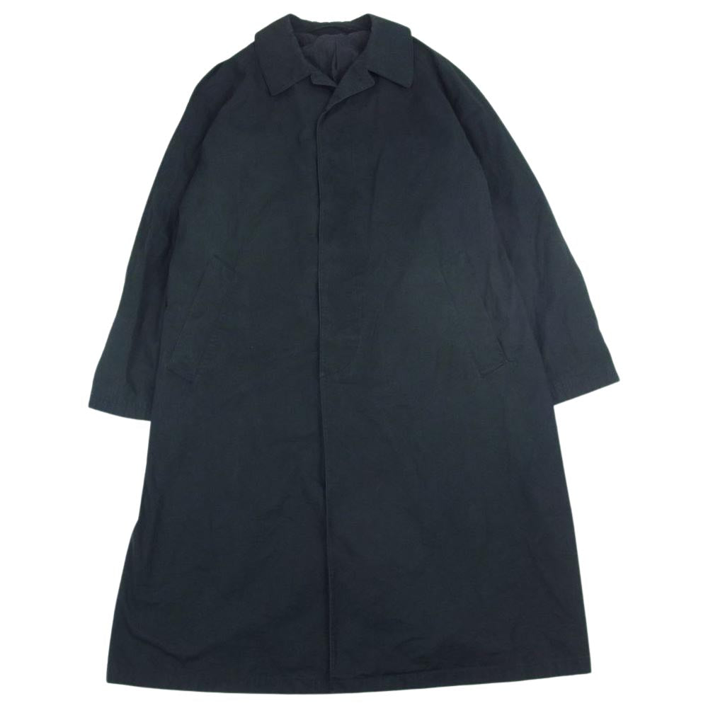 ARMANI COLLEZIONI ブラックトレンチコート ベルト付属無 ARMANI