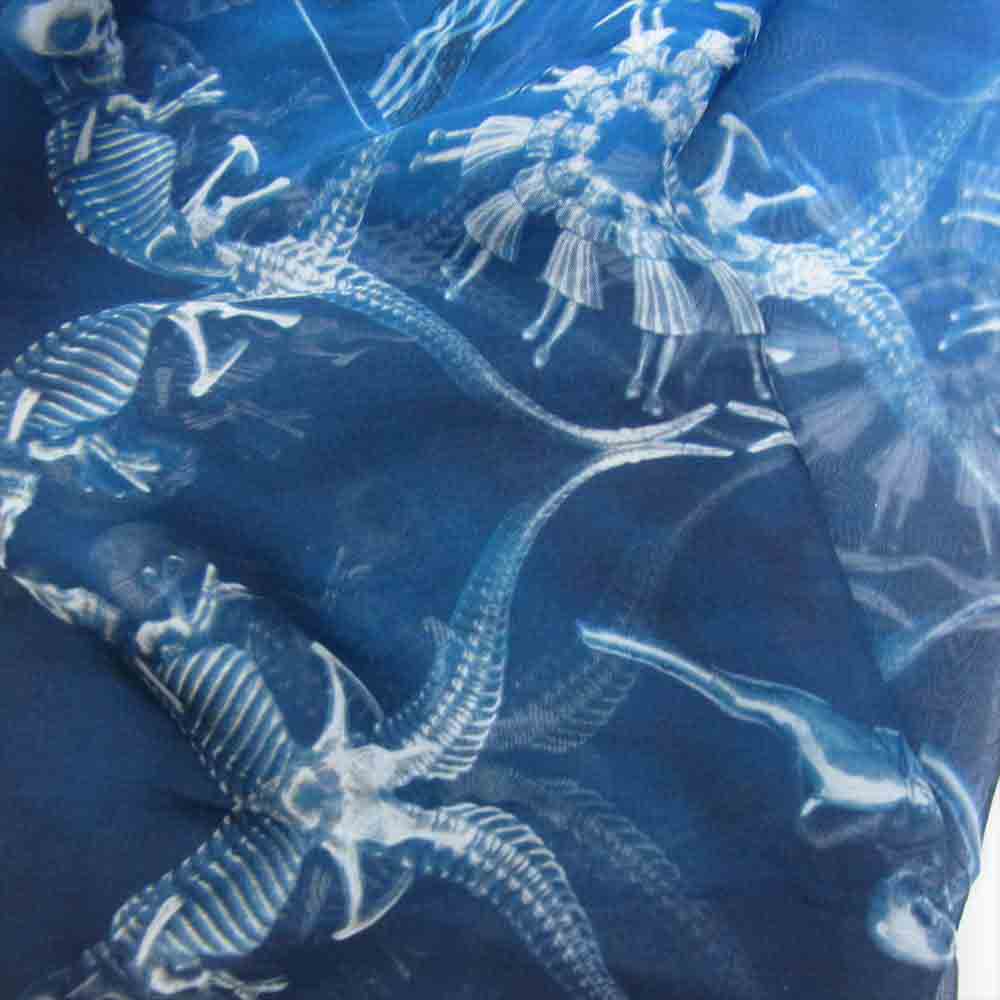 希少 美品✨クロムハーツ フォティ スカル スカーフ シルク 駅南やまご