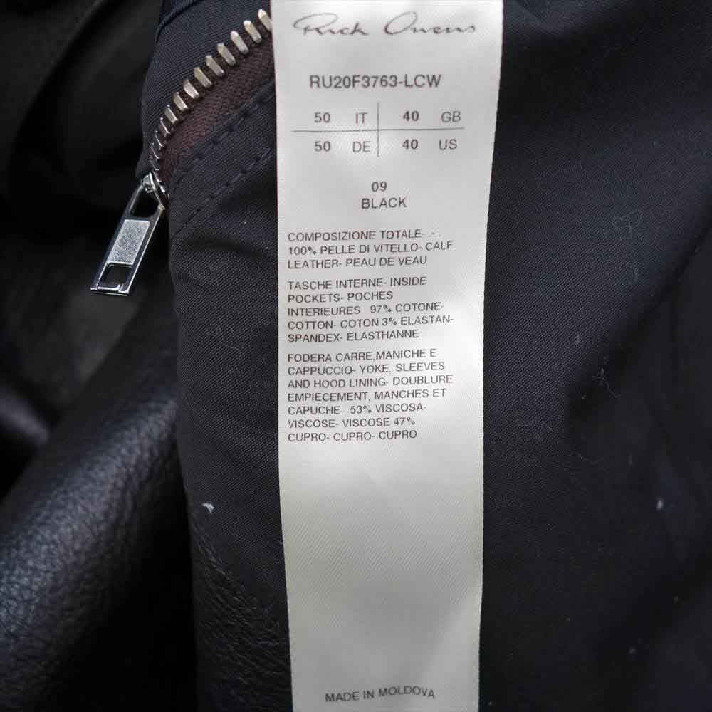 Rick Owens リックオウエンス 20AW RU20F3763LCW イーストランドタグ