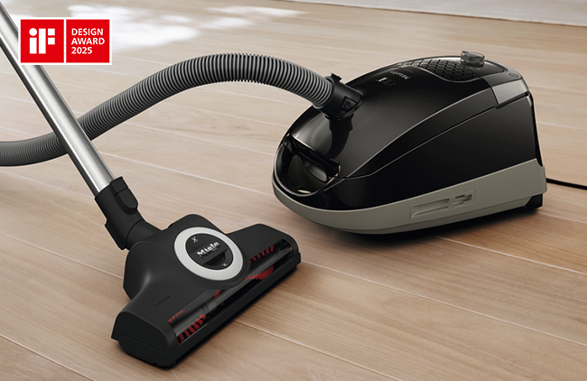 花粉対策にもミーレキャニスター掃除機。ダストバッグ（紙パック）と