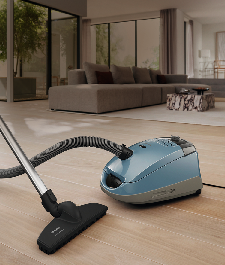 花粉対策にもミーレキャニスター掃除機。ダストバッグ（紙パック）と