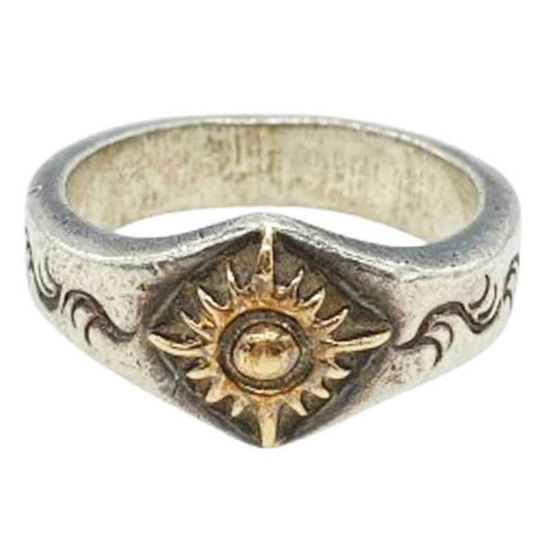 アリゾナフリーダム シルバー925 18K 太陽神 唐草 ベルト バックル