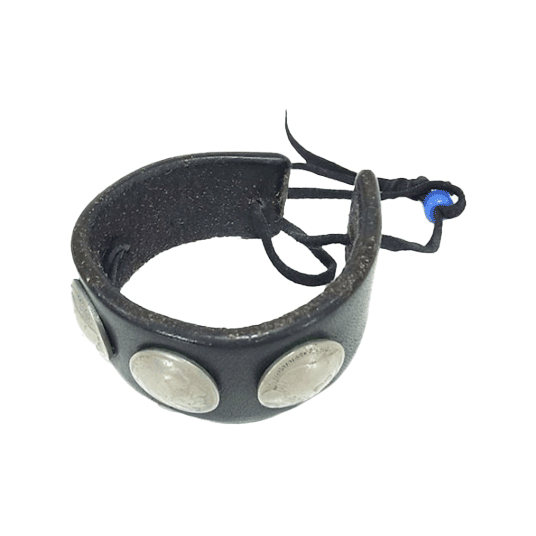 ゴローズ 5セント コイン コンチョ レザー ブレスレット 買取実績