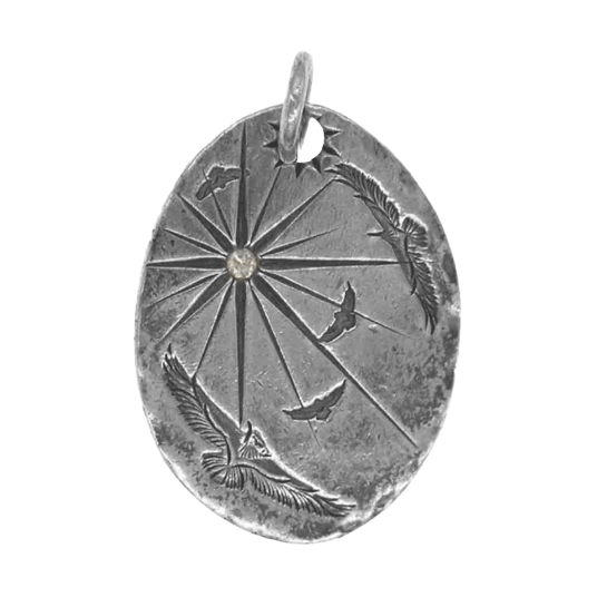 ケンキクチ GP付き 金目 唐草 イーグル フェイス バングル 顔ブレス