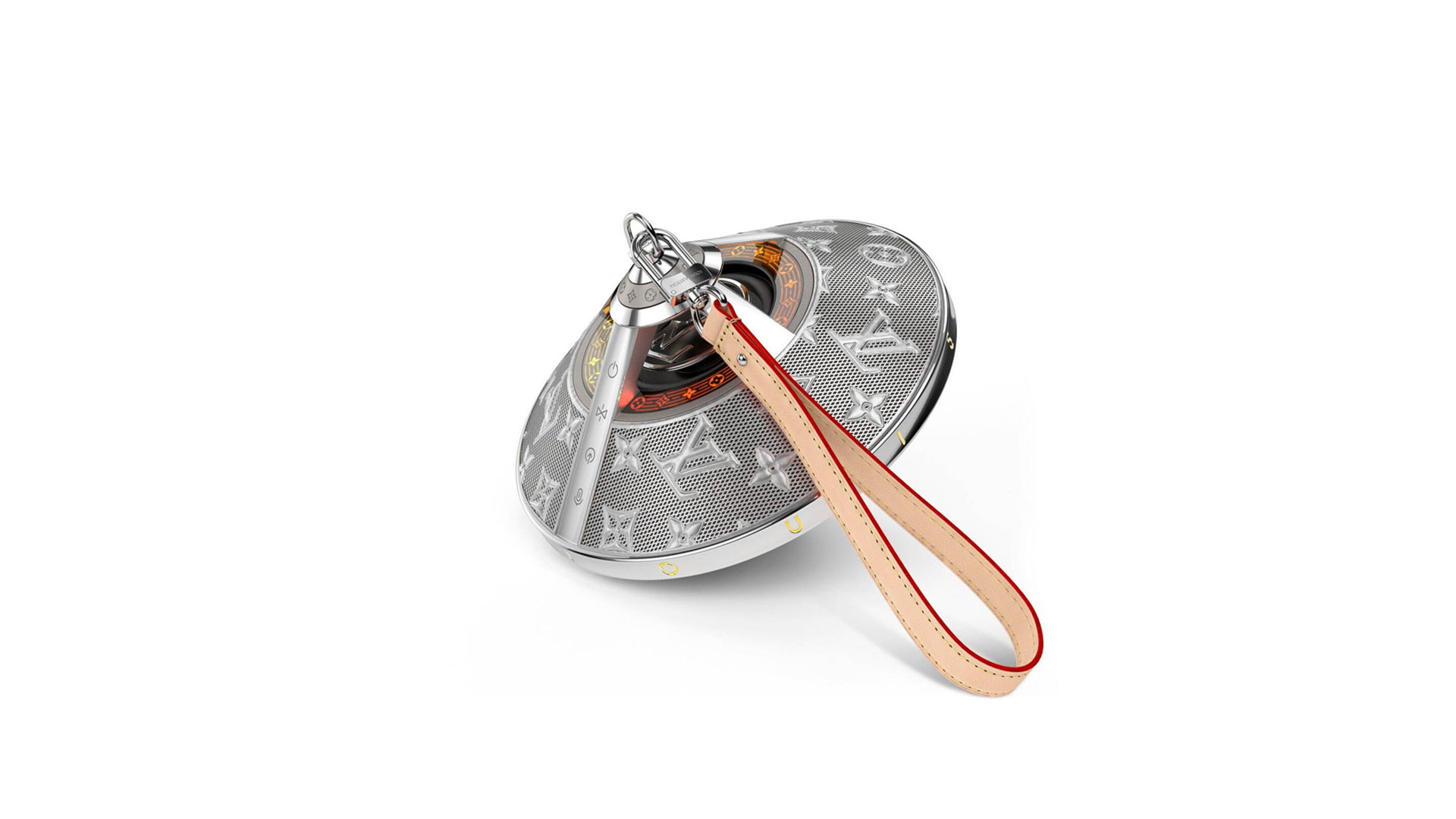 ルイヴィトンのポータブルスピーカーにシルバー×モノグラムの新作が