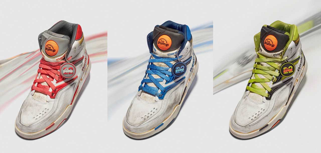 メゾン マルジェラ×リーボックの新作コラボスニーカー「TZ ポンプ