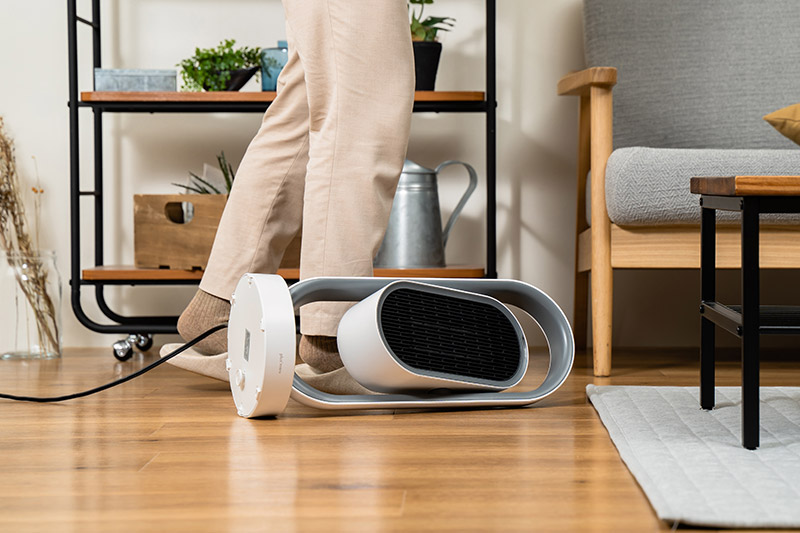 3Dセラミックヒーター &ファン リモコン付 MO-WA005 | plusmore