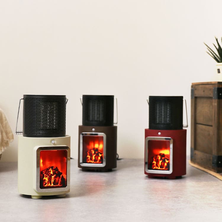 人感センサー付 暖炉ヒーター PR-WA010 | PRISMATE(プリズメイト)