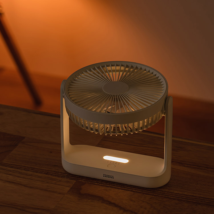 3WAYスリムデスクファン PR-F082 | PRISMATE(プリズメイト)