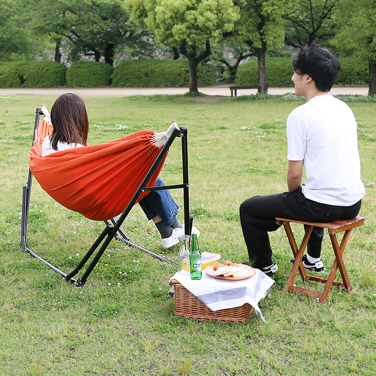 3WAY自立式ポータブルハンモック スタンド＆ハンガーロッド SFF-40