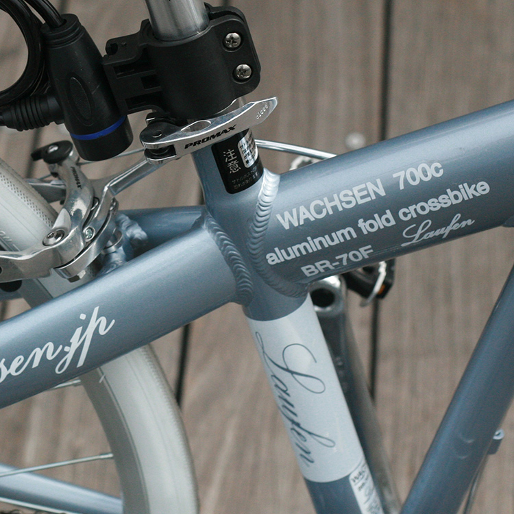 700C アルミ 折りたたみ クロスバイク 6段変速 Laufen BR-70F