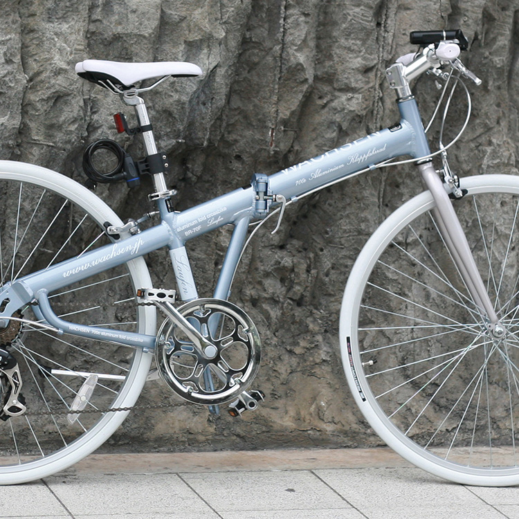 700C アルミ 折りたたみ クロスバイク 6段変速 Laufen BR-70F