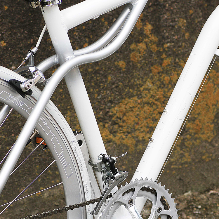 700Cアルミロードバイク 14段変速 Flugel BAR-700-WH BAR-700