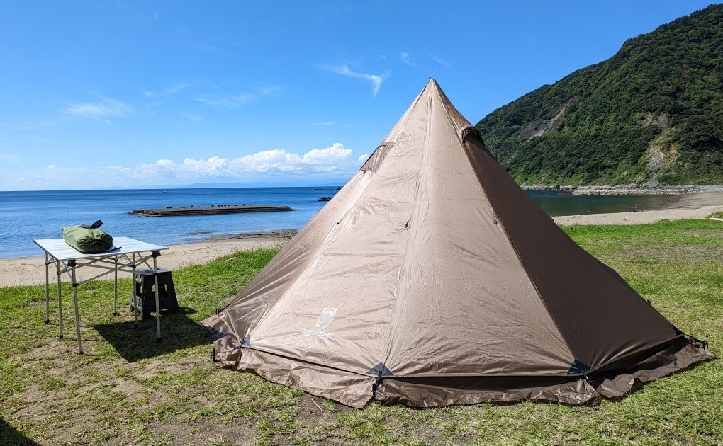 ワンティグリス OneTigris Northgaze シルナイロンの設営とレビュー