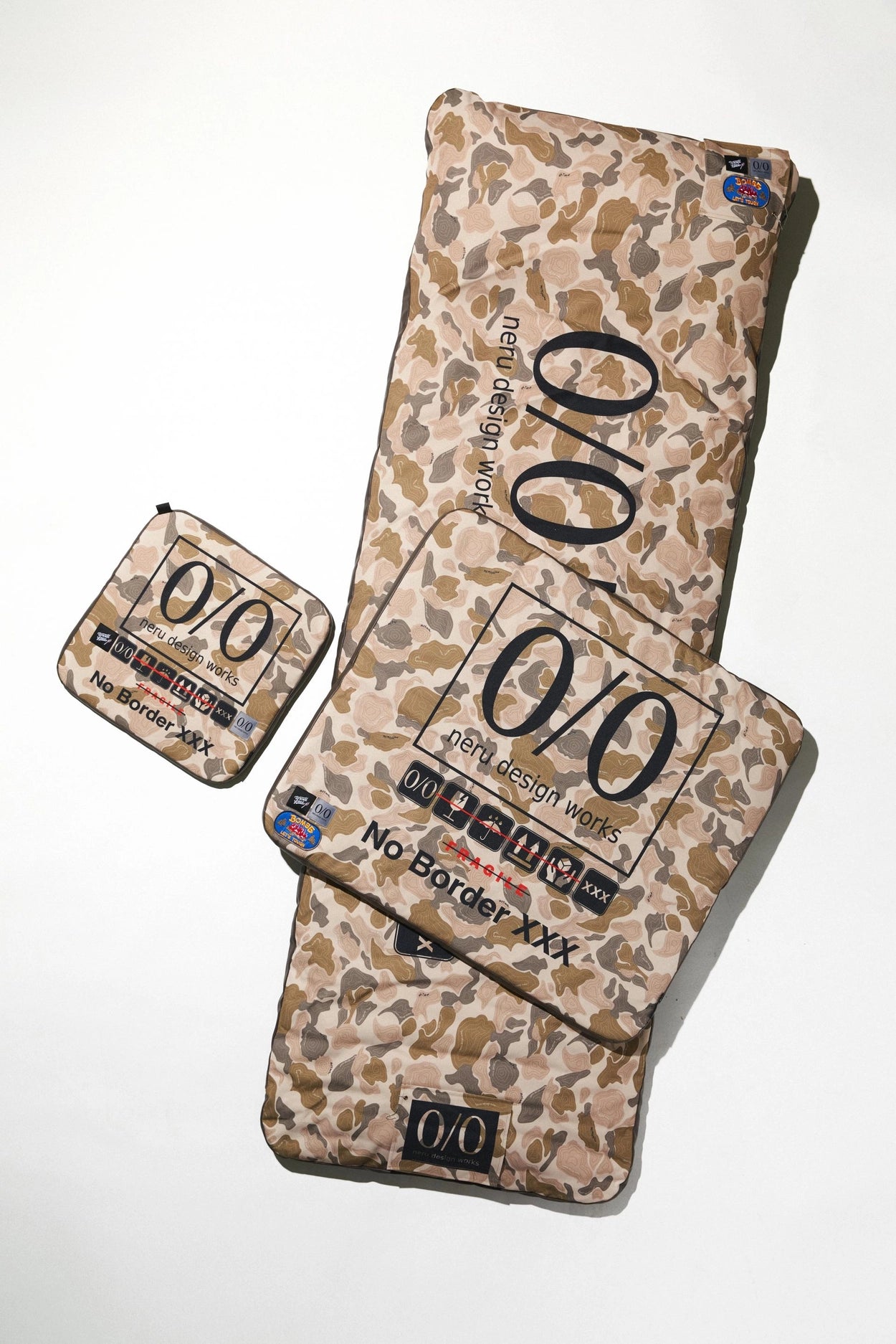 アウトドア寝具 BOMBE MAT 2P neru design works ver 2度見されること必至！ ネイタルデザイン × ウッドフューエルのコラボ