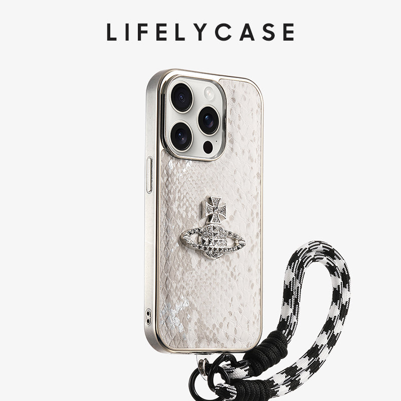 iPhone Lanyard Series | Vivienne Westwood Luxury Design Snake Print Ph