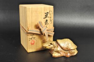 乾茂號造 錫製 小判形茶托 五客揃 松竹梅菊蘭文 初だし品 煎茶道具