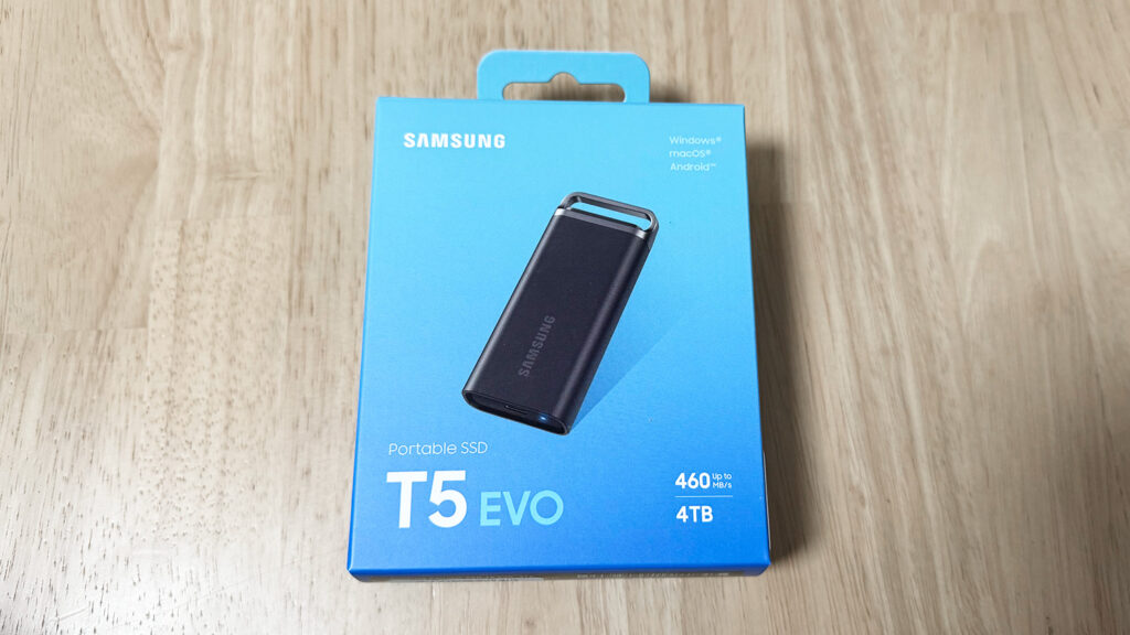 ポータブルSSD】Samsung T5 EVOレビュー！大容量ストレージで自宅の