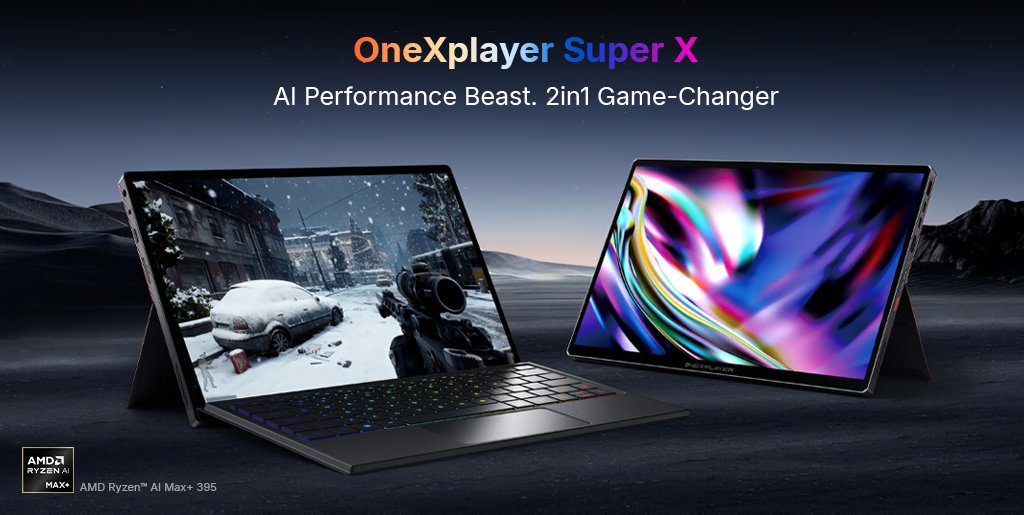 ONEXPLAYER Super X tablet with AMD Strix Halo is priced at $1899