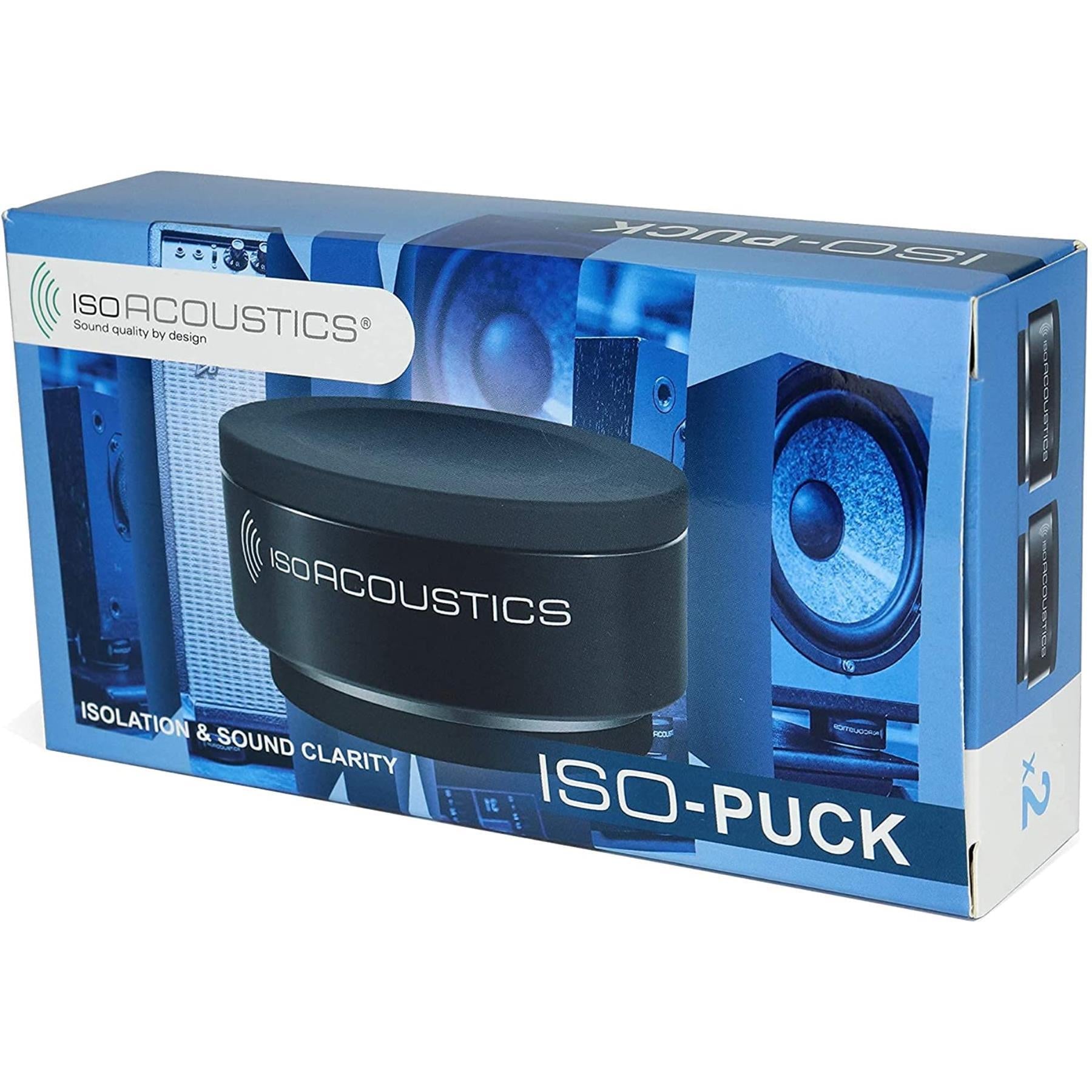 IsoAcoustics Iso-Puck 2-Pack Acoustic Isolators 20 lbs max/Unit
