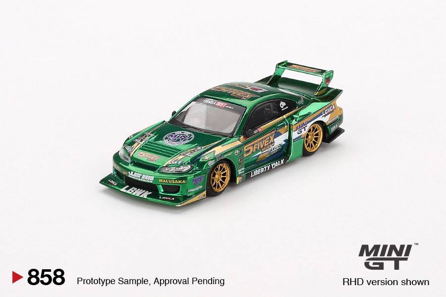 Mini GT 1:64 Nissan LB Silvia S15 LBWK 2024 Fausto Racing MGT00858