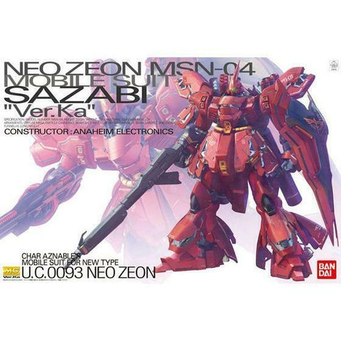 Bandai MG 1/100 Neo Zeon MSN-04 Sazabi Ver.KA – Little Robot