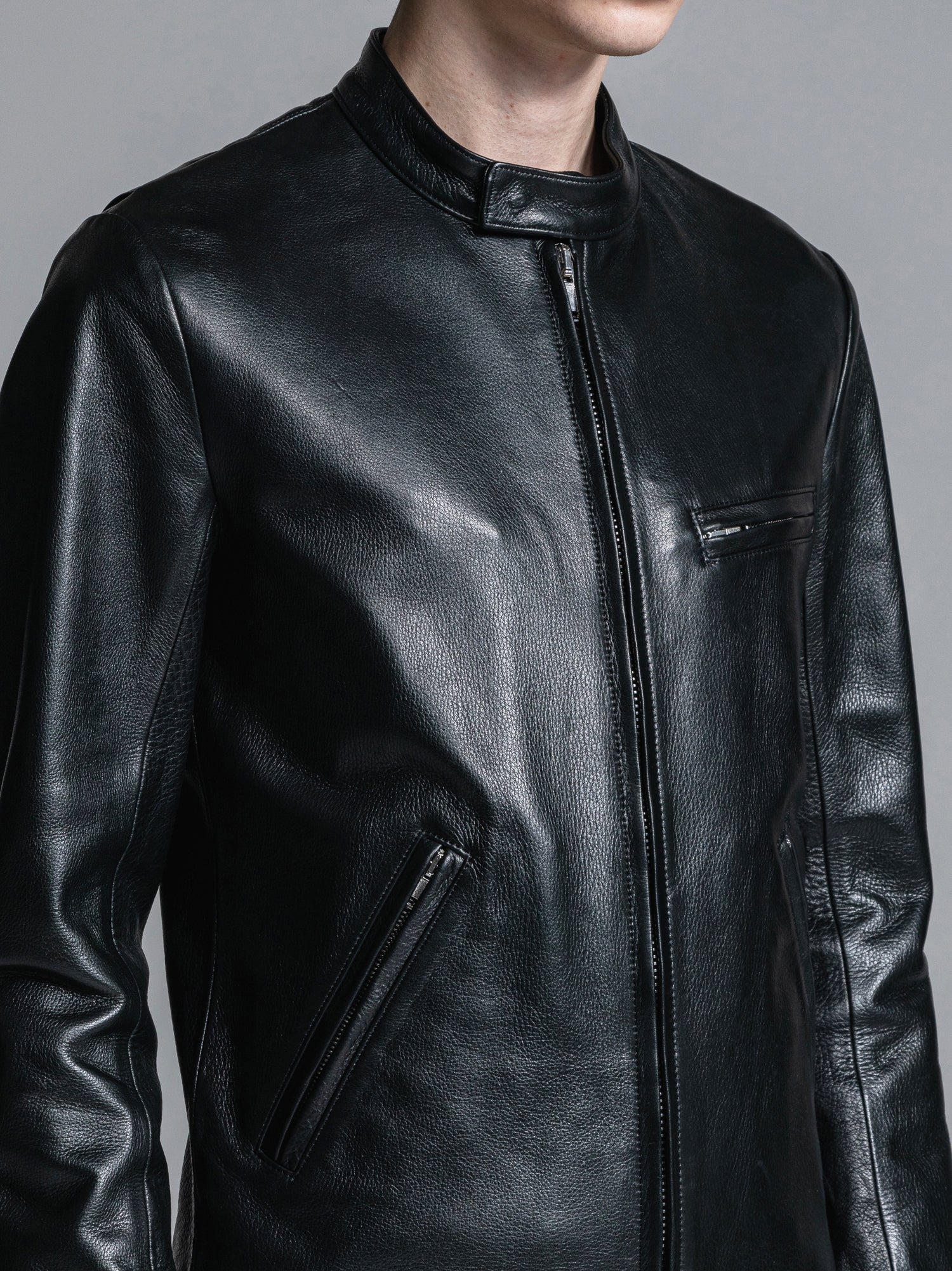 LEATHER SINGLE RIDERS JACKET | レザーシングルライダースジャケット