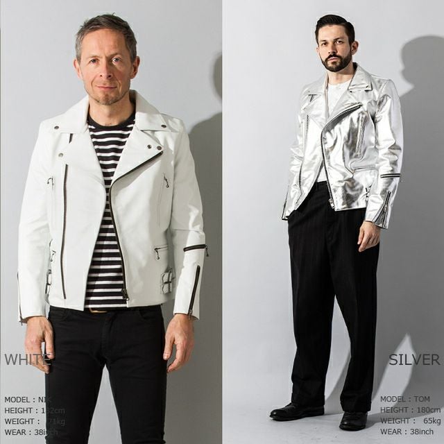 Liugoo Leathers 本革 UKダブルライダースジャケット 着脱ライナー付