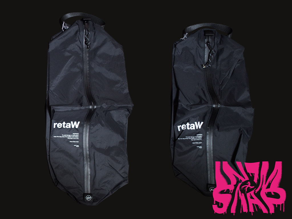 retaW travel poach black fragment フラグメント