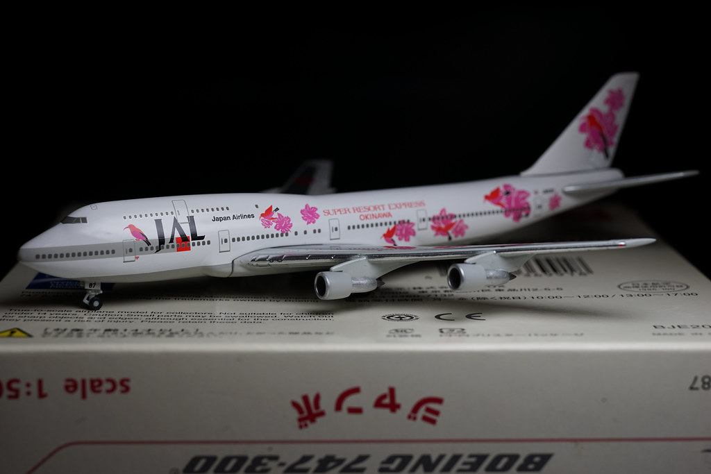 JAL 日本航空 B747-300 1/200 エクスプレス沖縄 リゾッチャ JAL 日本