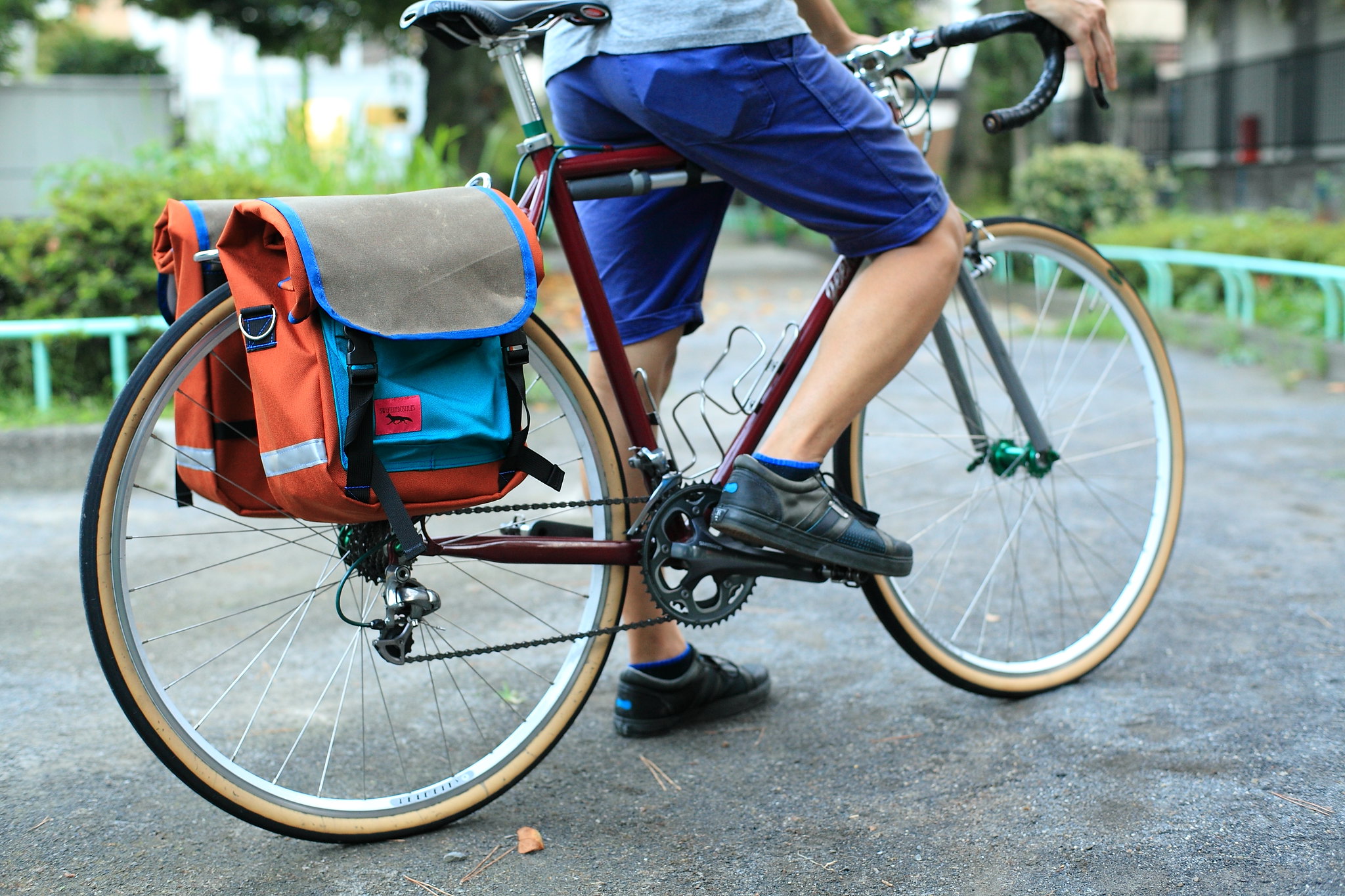 SWIFT INDUSTRIES* sonora day pack (x-pac burgundy) - BLUE LUG