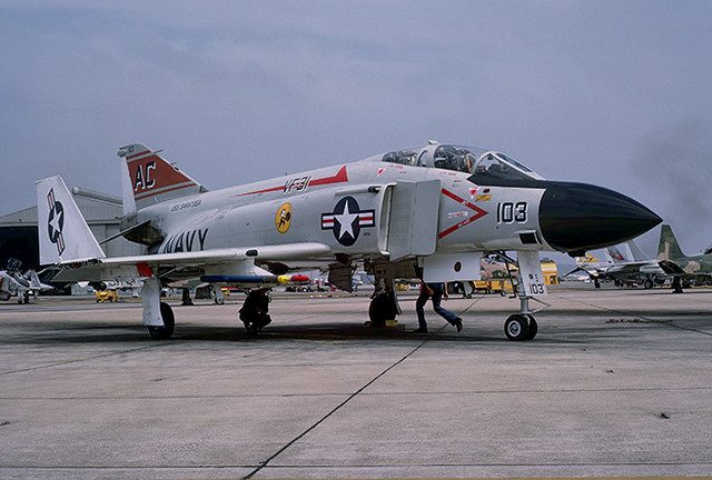 F-4J Phantom 155841 of VF-31 AC-103 | This Phantom from the … | Flickr
