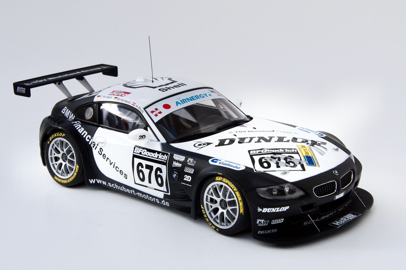AUTOart 1/18 BMW E86 Z4 M Coupe, Team Schubert, 2006