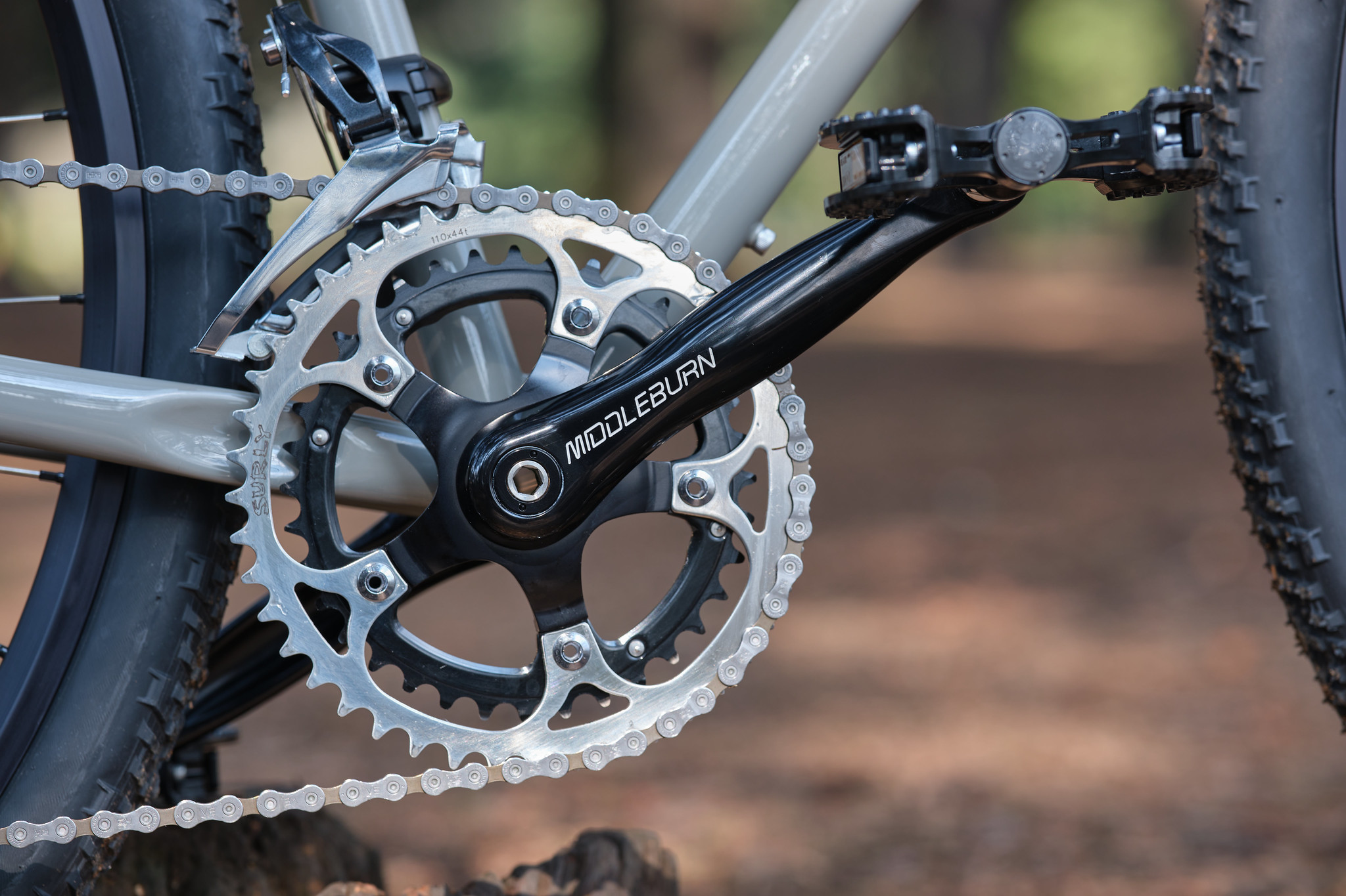 MIDDLEBURN* RS7 MTB X-type crank (silver) - BLUE LUG ONLINE STORE