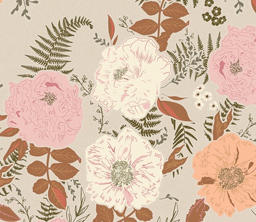 Season of Tribute - Bonnie Christine - Roots of Nature Fabric