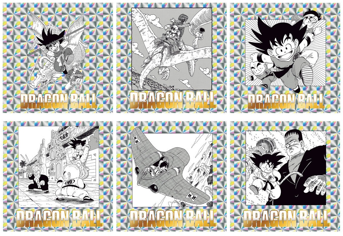 ドラゴンボール40周年記念 オリジナルイラストレーション シール