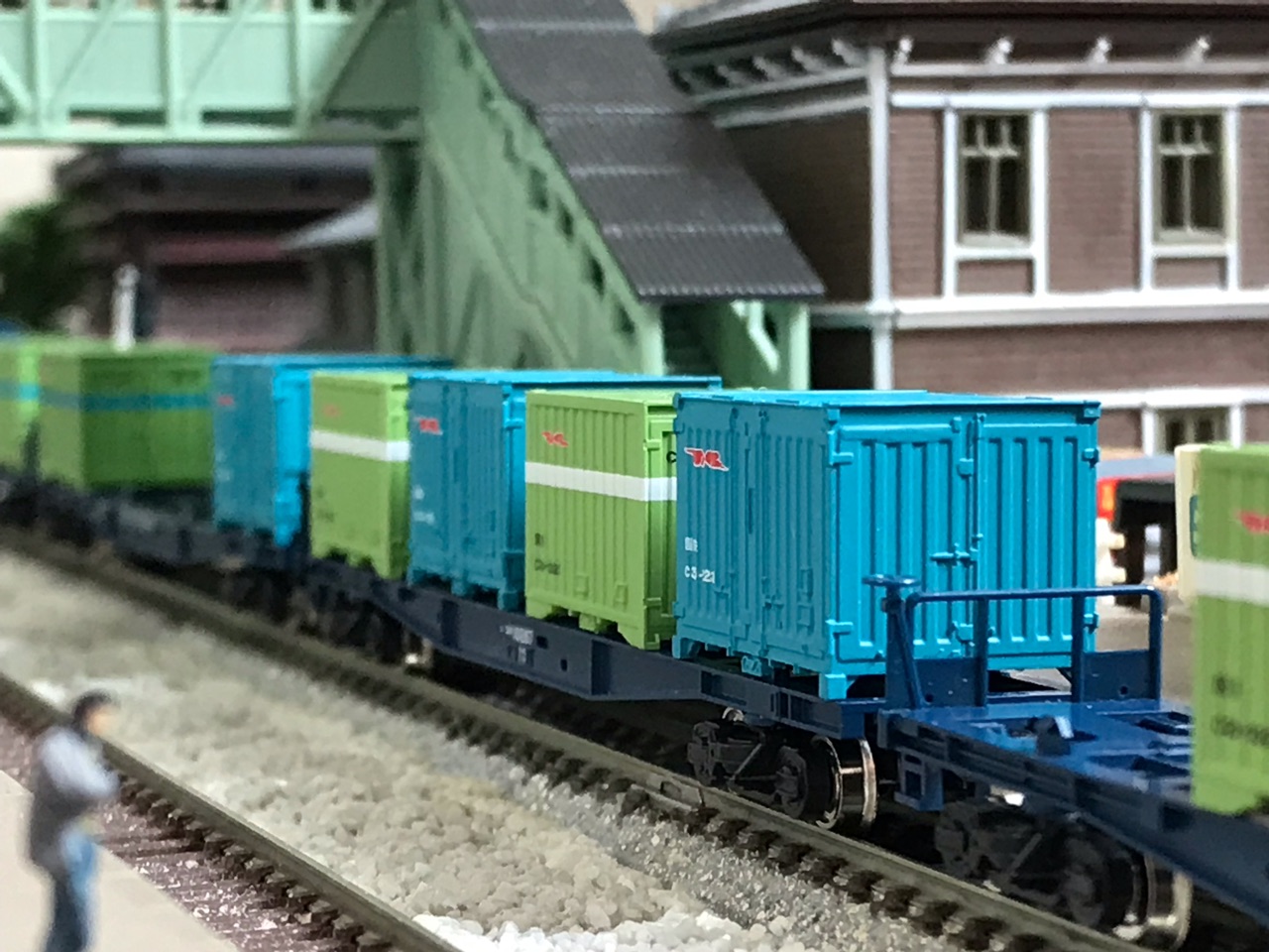 TOMIX コキ10000 入線 : なみとの風