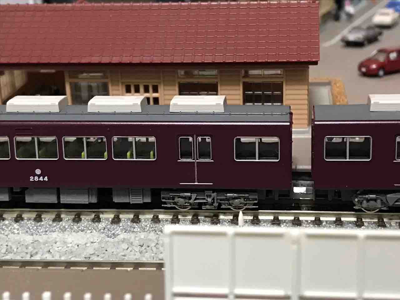 GREENMAX 阪急2800系 2814編成 冷房車 入線 : なみとの風